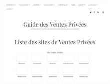 Tablet Screenshot of guidedesventes.fr